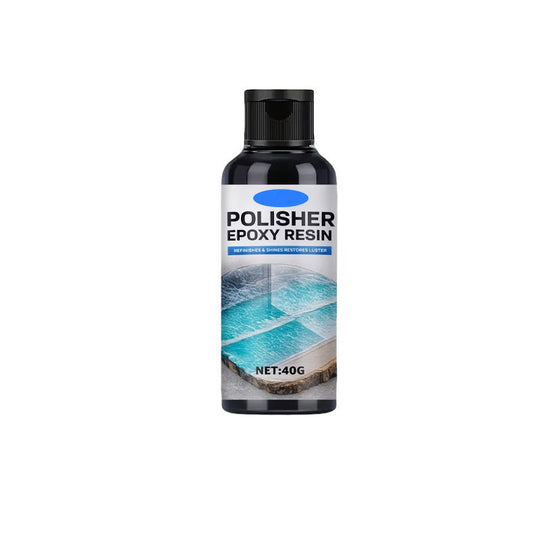 Epoxy Resin Polish – Restores dull resin to crystal‑clear high gloss. Removes scratches & haze. Effortless hand polish!