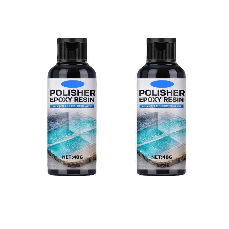 Epoxy Resin Polish – Restores dull resin to crystal‑clear high gloss. Removes scratches & haze. Effortless hand polish!