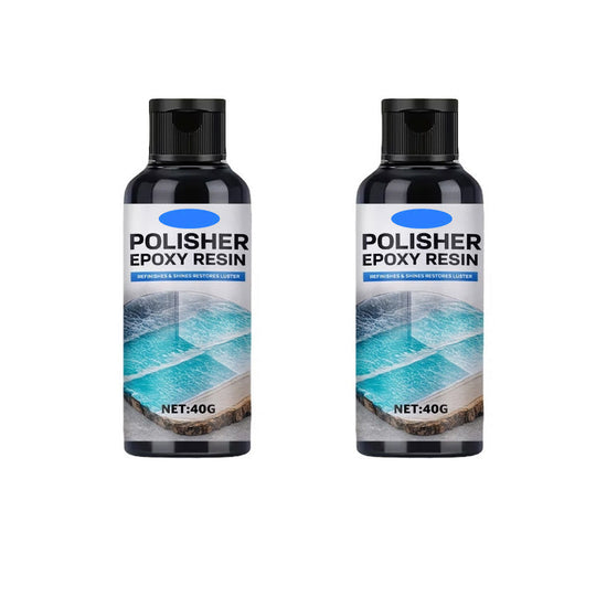 Epoxy Resin Polish – Restores dull resin to crystal‑clear high gloss. Removes scratches & haze. Effortless hand polish!