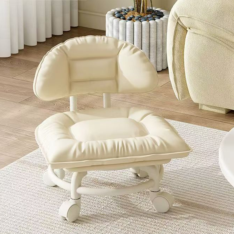 ⏳Time-Limited Special⏰ Rolling Low Stool with Backrest – Padded seat & silent casters – Perfect for workshops, garages or studios – comfortable and mobile 🛠️✨