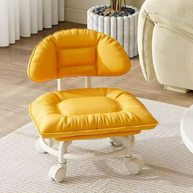 ⏳Time-Limited Special⏰ Rolling Low Stool with Backrest – Padded seat & silent casters – Perfect for workshops, garages or studios – comfortable and mobile 🛠️✨