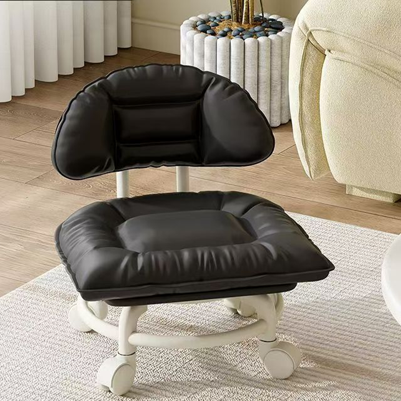 ⏳Time-Limited Special⏰ Rolling Low Stool with Backrest – Padded seat & silent casters – Perfect for workshops, garages or studios – comfortable and mobile 🛠️✨