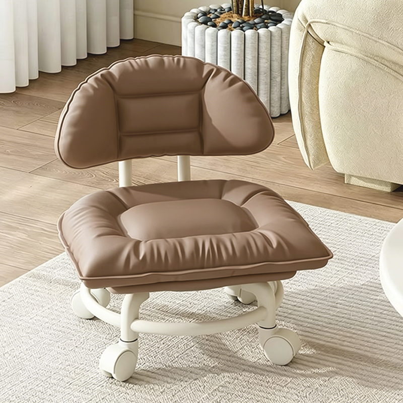 ⏳Time-Limited Special⏰ Rolling Low Stool with Backrest – Padded seat & silent casters – Perfect for workshops, garages or studios – comfortable and mobile 🛠️✨