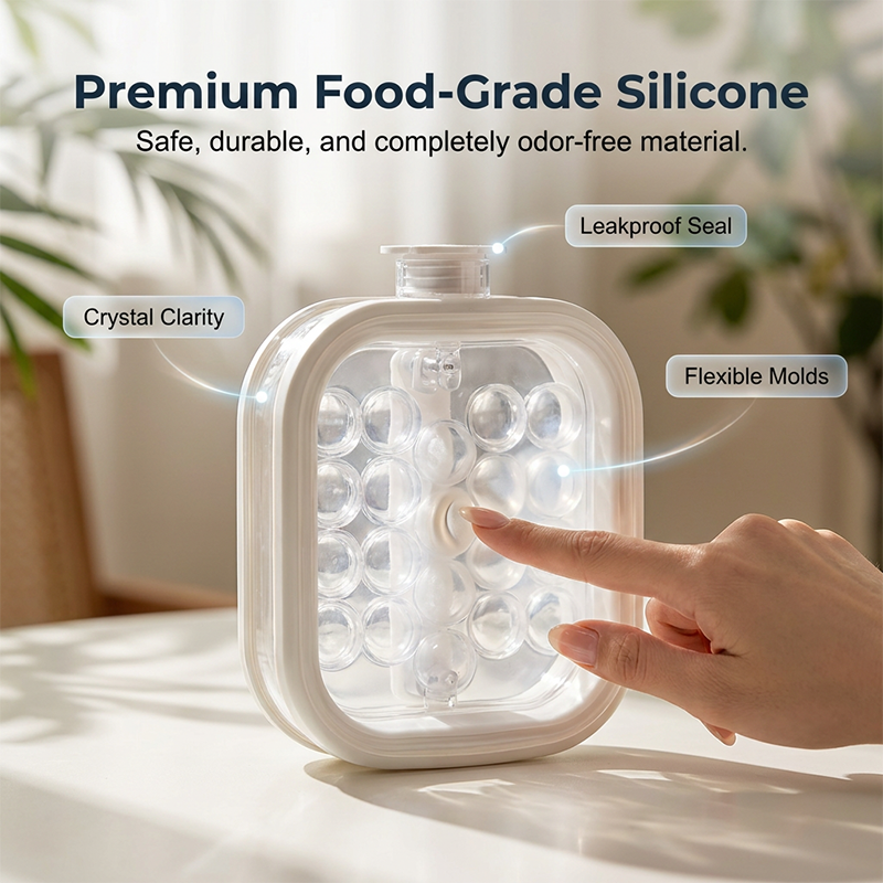 🥇Summer Hot Sale 💦Portable Silicone Ice Ball Maker Kettle🧊