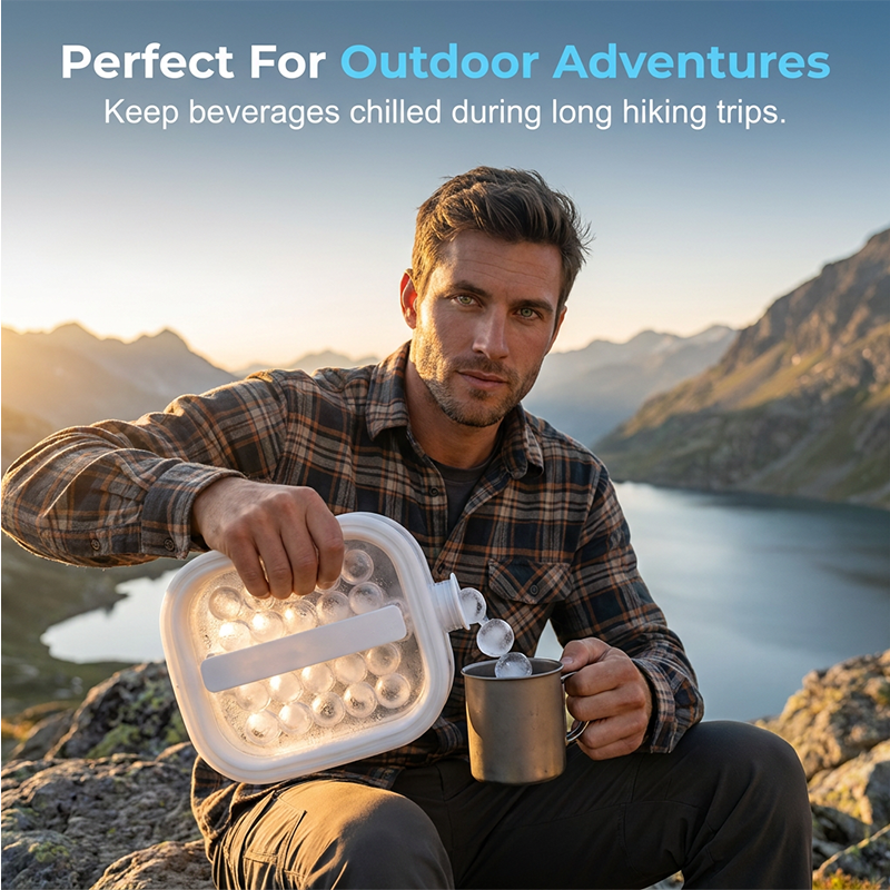 🥇Summer Hot Sale 💦Portable Silicone Ice Ball Maker Kettle🧊