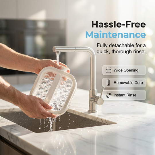 🥇Summer Hot Sale 💦Portable Silicone Ice Ball Maker Kettle🧊