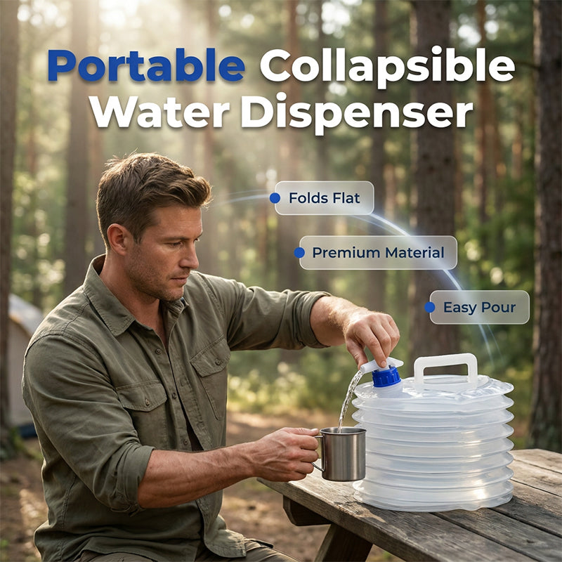 ⏳Limited Time Special Price⏰️Collapsible Water Container with Spigot
