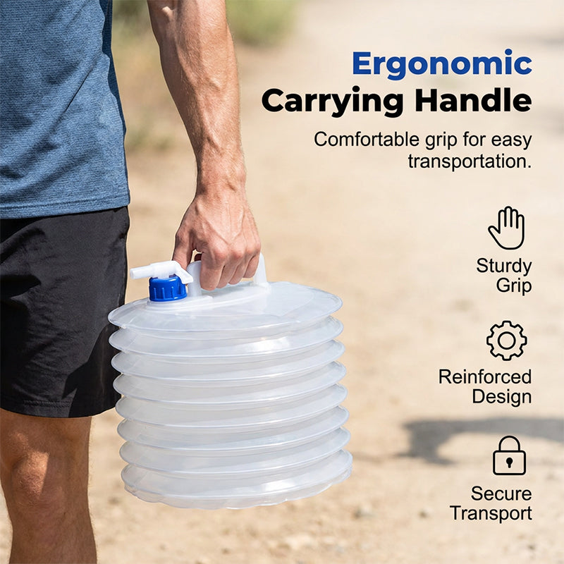 ⏳Limited Time Special Price⏰️Collapsible Water Container with Spigot