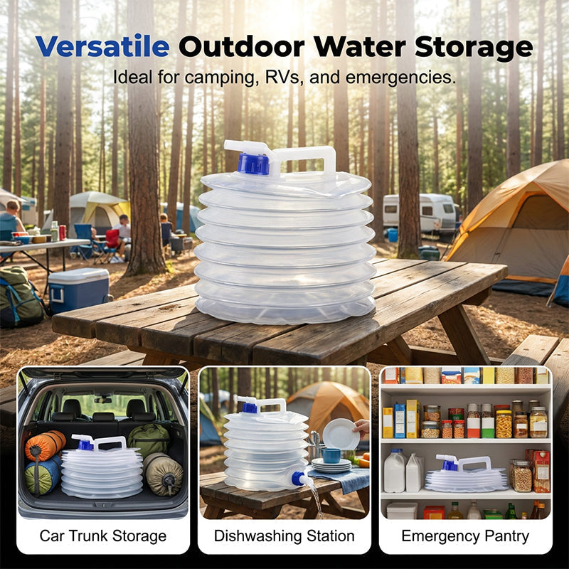 ⏳Limited Time Special Price⏰️Collapsible Water Container with Spigot