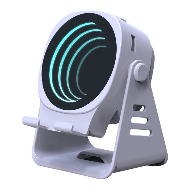 🎶📱 5-in-1 Wireless Induction Bluetooth Speaker with Adjustable Phone Stand