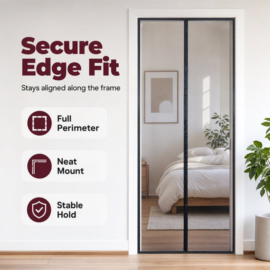Magnetic Screen Door Flying Insect BugCurtain Mesh Door Keep Fly Bugs Out InsectProtection Hassle-Free Installation for HomeOffice Balcony Patio Garden