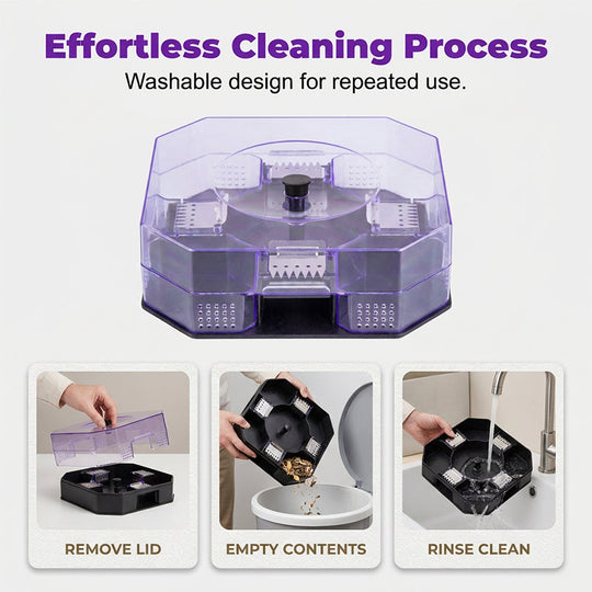 ⏳Time-Limited Special⏰ Reusable Roach Trap – Physical capture, no toxic sprays. One‑way doors, easy to check & clean. Safe for homes with kids & pets! 🏠✨