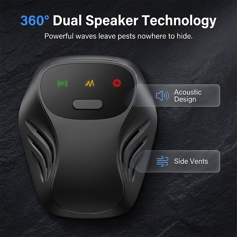 🥳2026 HOT SALE🥳💞50K+ SOLD!🦟🚫 50% OFF! Ultrasonic Pest Repeller – 4 modes, 360° dual speakers. No chemicals, no traps. Covers whole rooms – safe for family! 🏠✨