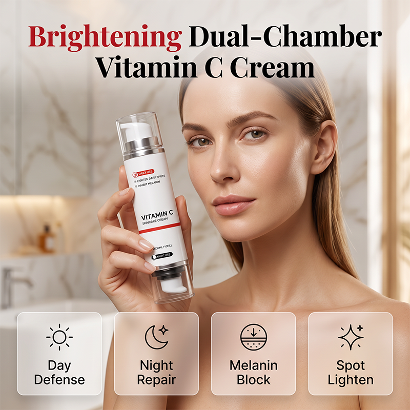 Dual-Chamber Vitamin C Skincare Cream