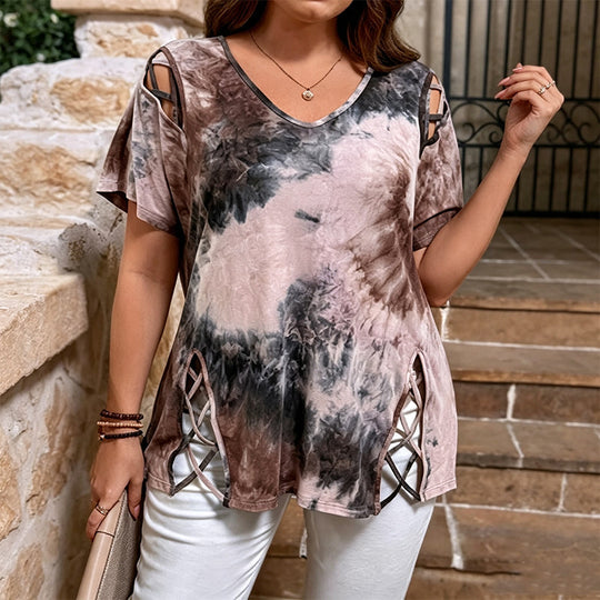 ⏳Time-Limited Special⏰Women’s Heart Print V-Neck Top