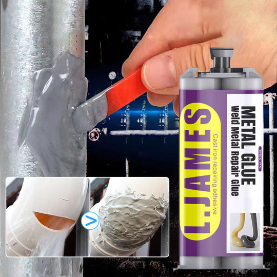 Metal Weld Repair Glue – 2-Part Epoxy, Waterproof, Heat-Resistant, Drillable 🔧