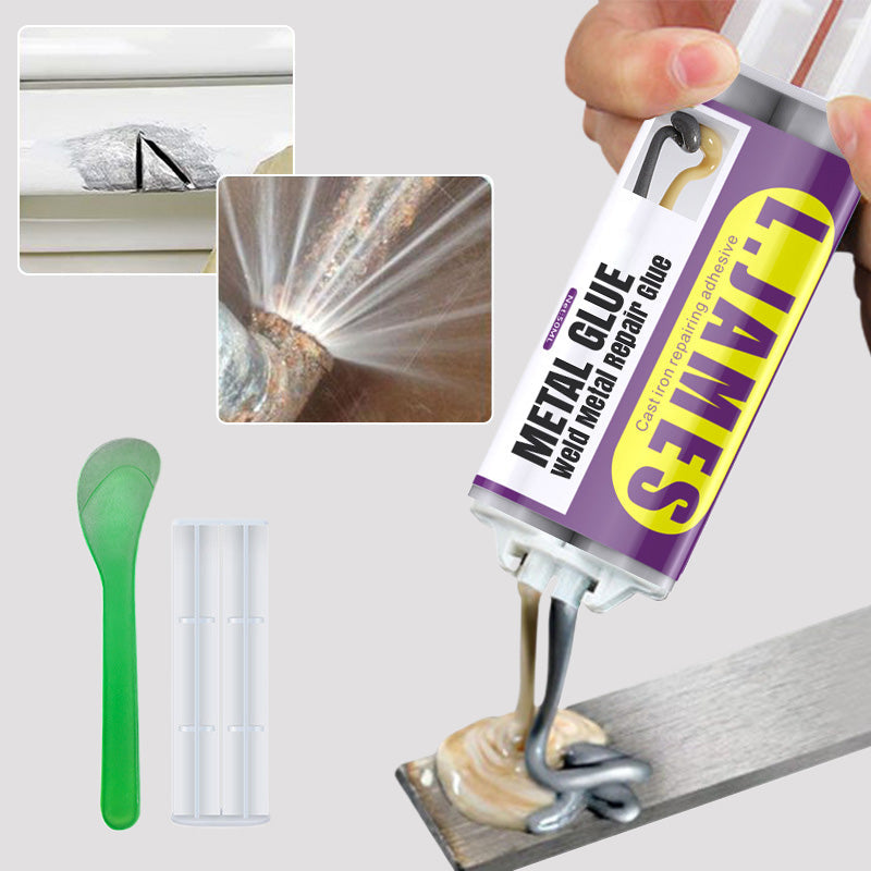 Metal Weld Repair Glue – 2-Part Epoxy, Waterproof, Heat-Resistant, Drillable 🔧