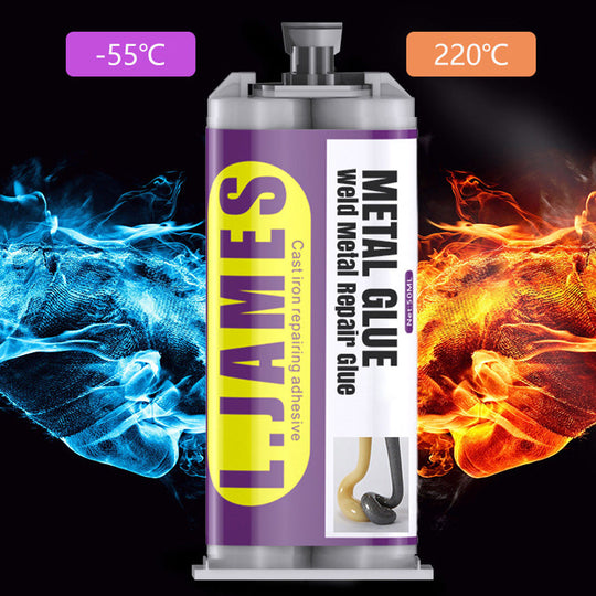 Metal Weld Repair Glue – 2-Part Epoxy, Waterproof, Heat-Resistant, Drillable 🔧