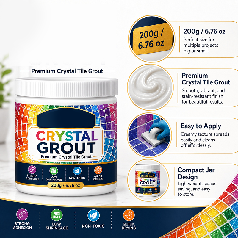 🥳2026 HOT SALE🥳💞50K+ SOLD!🛁💧Mould‑Proof Tile Grout – Waterproof, stain‑resistant & crack‑proof. Perfect for bathrooms & kitchens – stays white & clean for years! 🌟💪