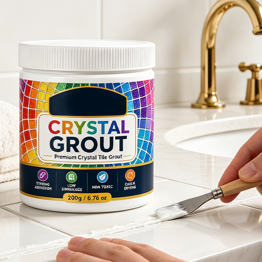 🥳2026 HOT SALE🥳💞50K+ SOLD!🛁💧Mould‑Proof Tile Grout – Waterproof, stain‑resistant & crack‑proof. Perfect for bathrooms & kitchens – stays white & clean for years! 🌟💪