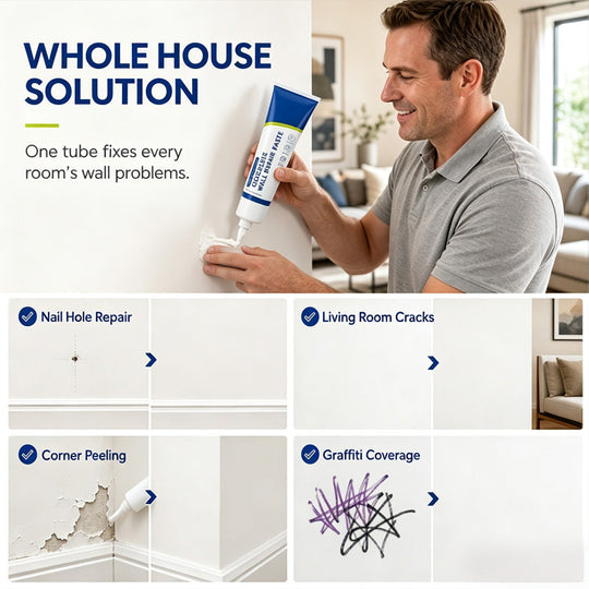 🏠 WallFix Repair Paste – Waterproof Wall Crack & Hole Repair Solution