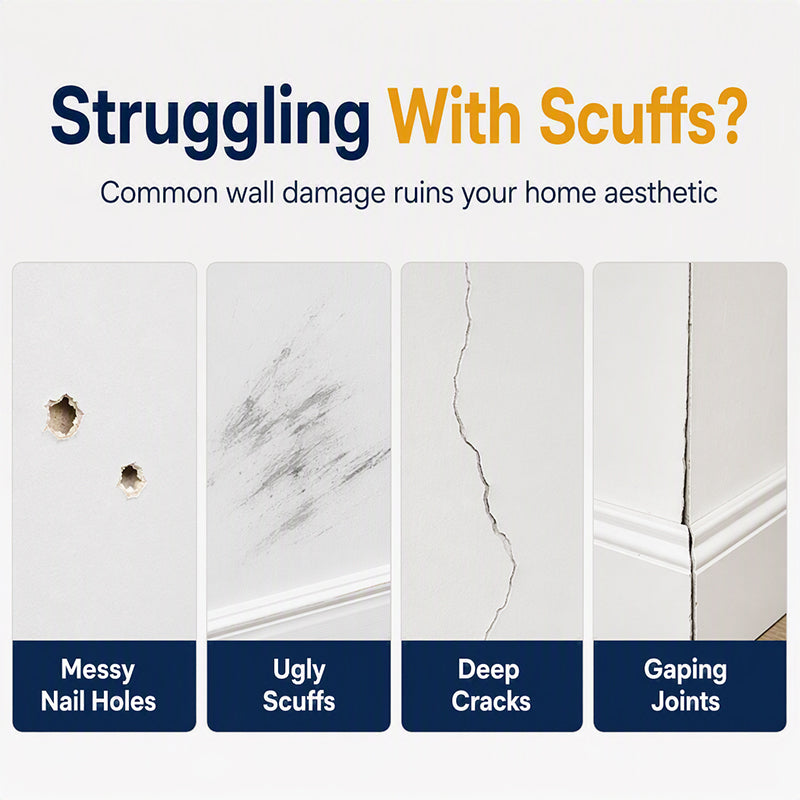 🏠 50% OFF NOW! ✨Quick Drying Wall Repair Filler – Easy DIY Wall Repair Cream, Seamless Blend, Fast‑Dry for Cracks, Nail Holes & Scuffs Home Essential