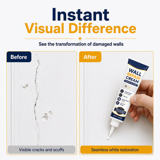 🏠 50% OFF NOW! ✨Quick Drying Wall Repair Filler – Easy DIY Wall Repair Cream, Seamless Blend, Fast‑Dry for Cracks, Nail Holes & Scuffs Home Essential