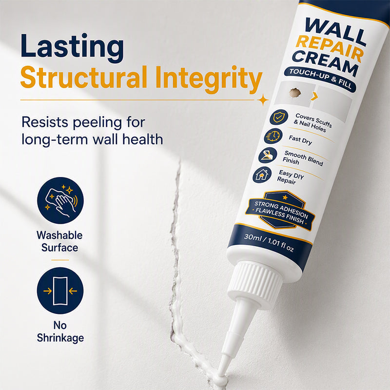 🏠 50% OFF NOW! ✨Quick Drying Wall Repair Filler – Easy DIY Wall Repair Cream, Seamless Blend, Fast‑Dry for Cracks, Nail Holes & Scuffs Home Essential