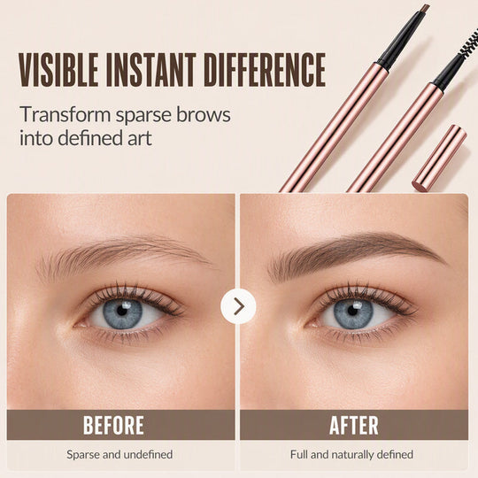 ✨ Waterproof Precision Brow Pencil – 24H Long Lasting Eyebrow Sculptor 💄