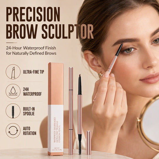 ✨ Waterproof Precision Brow Pencil – 24H Long Lasting Eyebrow Sculptor 💄