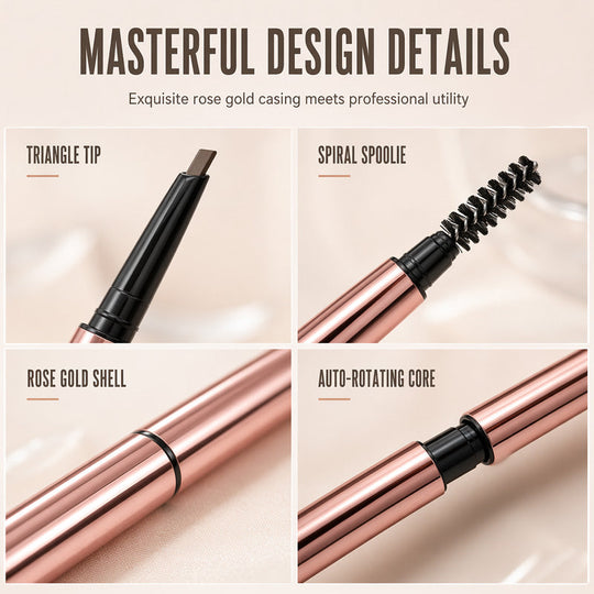 ✨ Waterproof Precision Brow Pencil – 24H Long Lasting Eyebrow Sculptor 💄