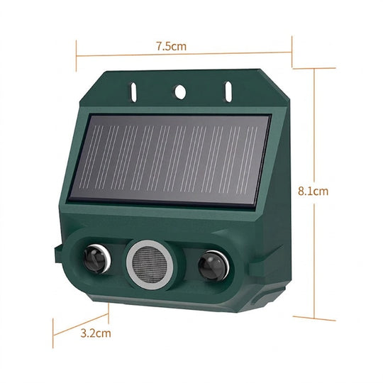 ⏳Limited Time Special Price⏰Solar Powered Animal Repeller – Ultrasonic + flashing light. Weatherproof, 24/7 protection. Keep pests away naturally. 🏡💚