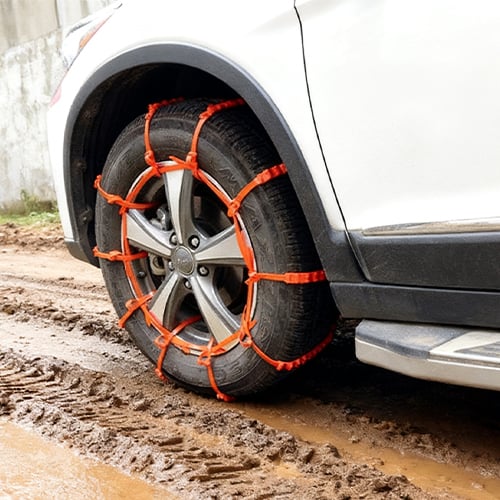 🎅 BRĪVDIENU IZPĀRDOŠANA🚗⛓️Universālas, atkārtoti lietojamas, neslīdošas neilona riepu ķēdes❄️